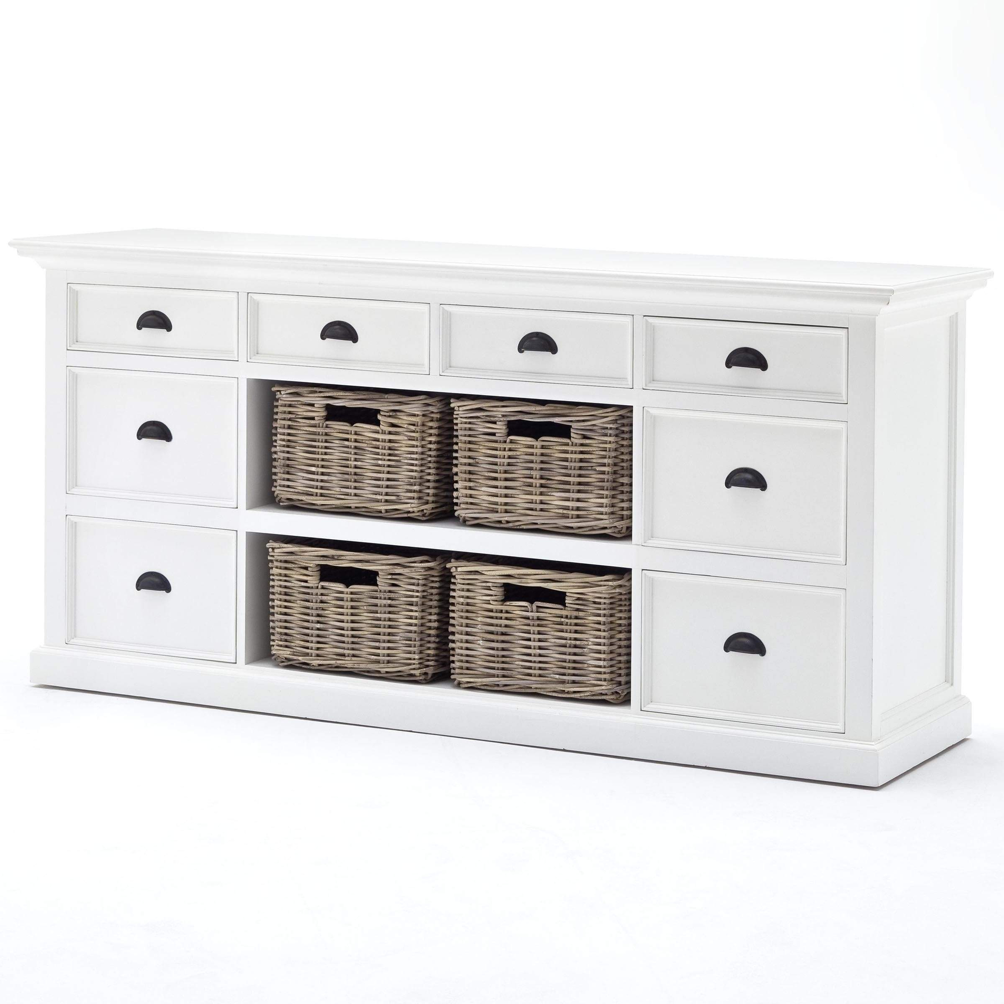 Dressoir Causan Wit 220 cm - Afbeelding 15