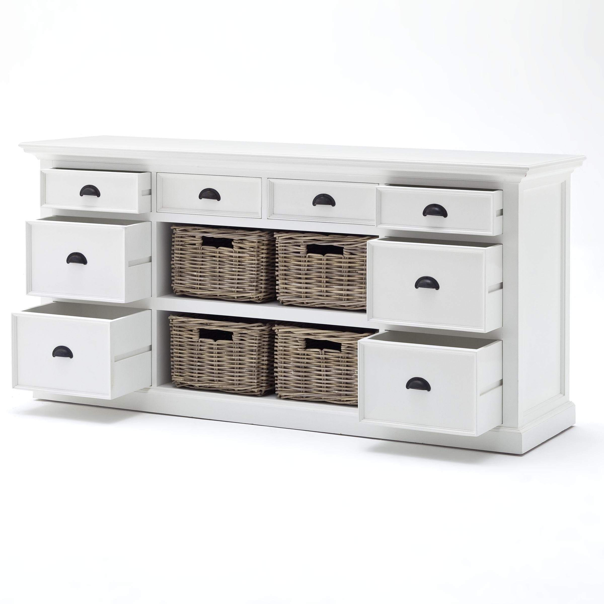 Dressoir Causan Wit 220 cm - Afbeelding 16