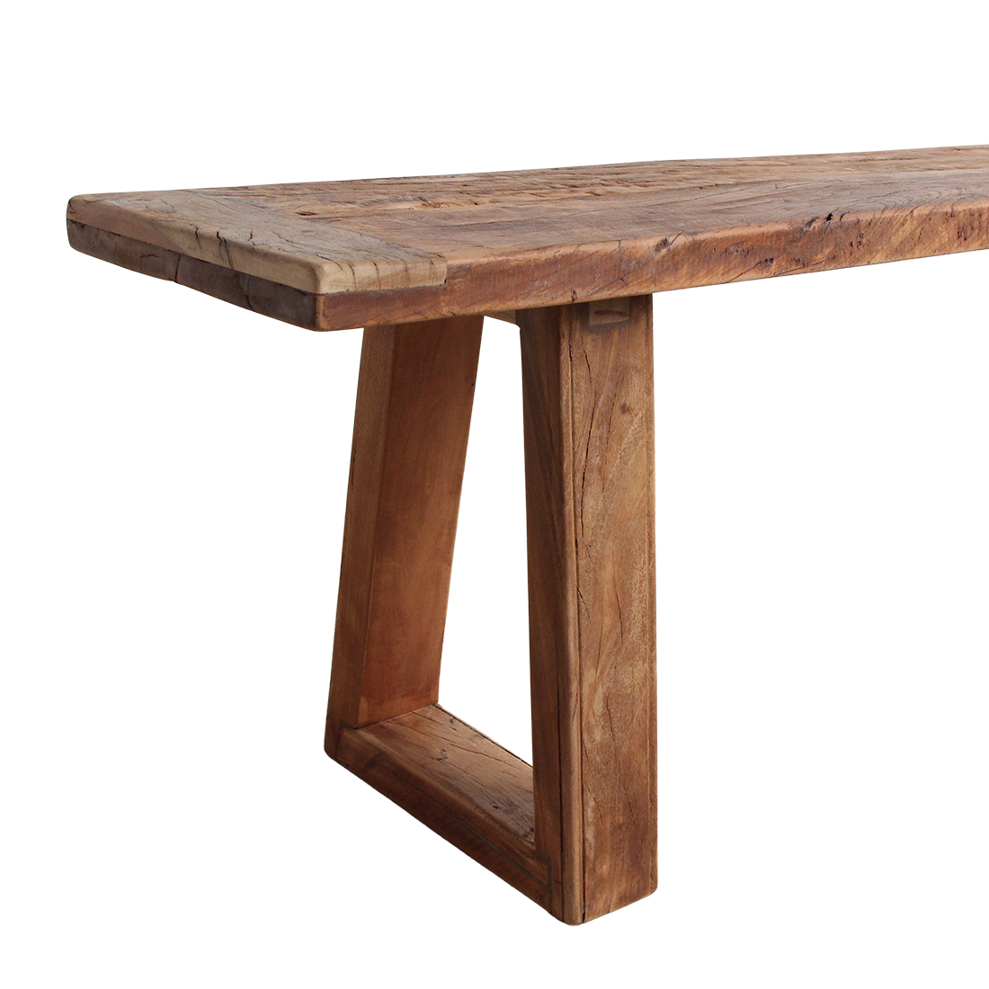 Eetkamerbank Faukand Hout Bruin - Afbeelding 5