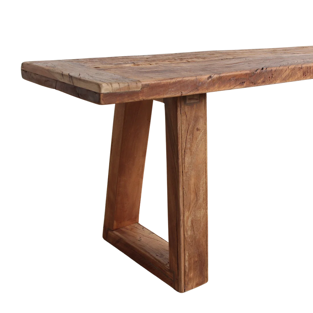 Eetkamerbank Faukand Hout Bruin - Afbeelding 5
