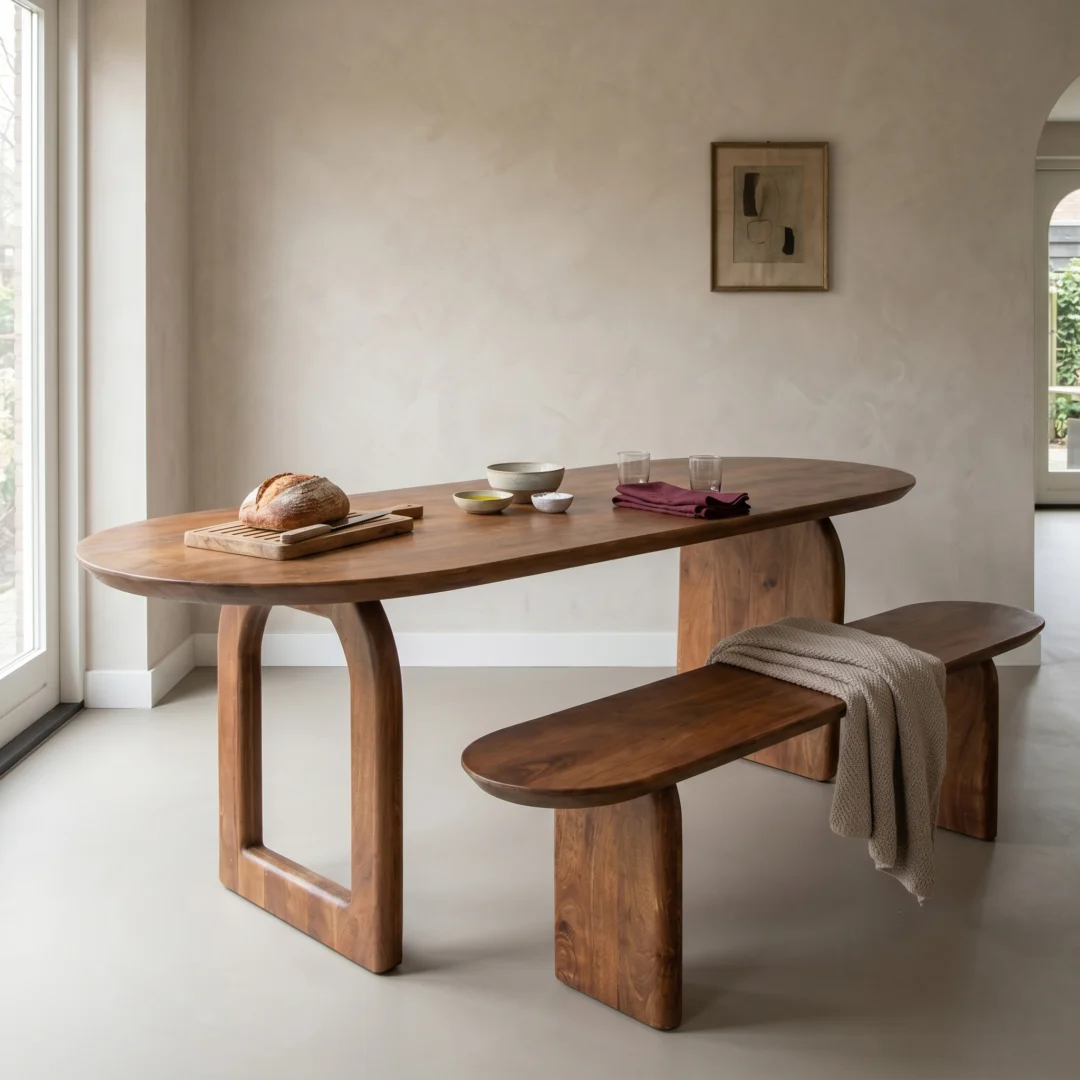 Eetkamerbank Biedol Mangohout Bruin - Afbeelding 2