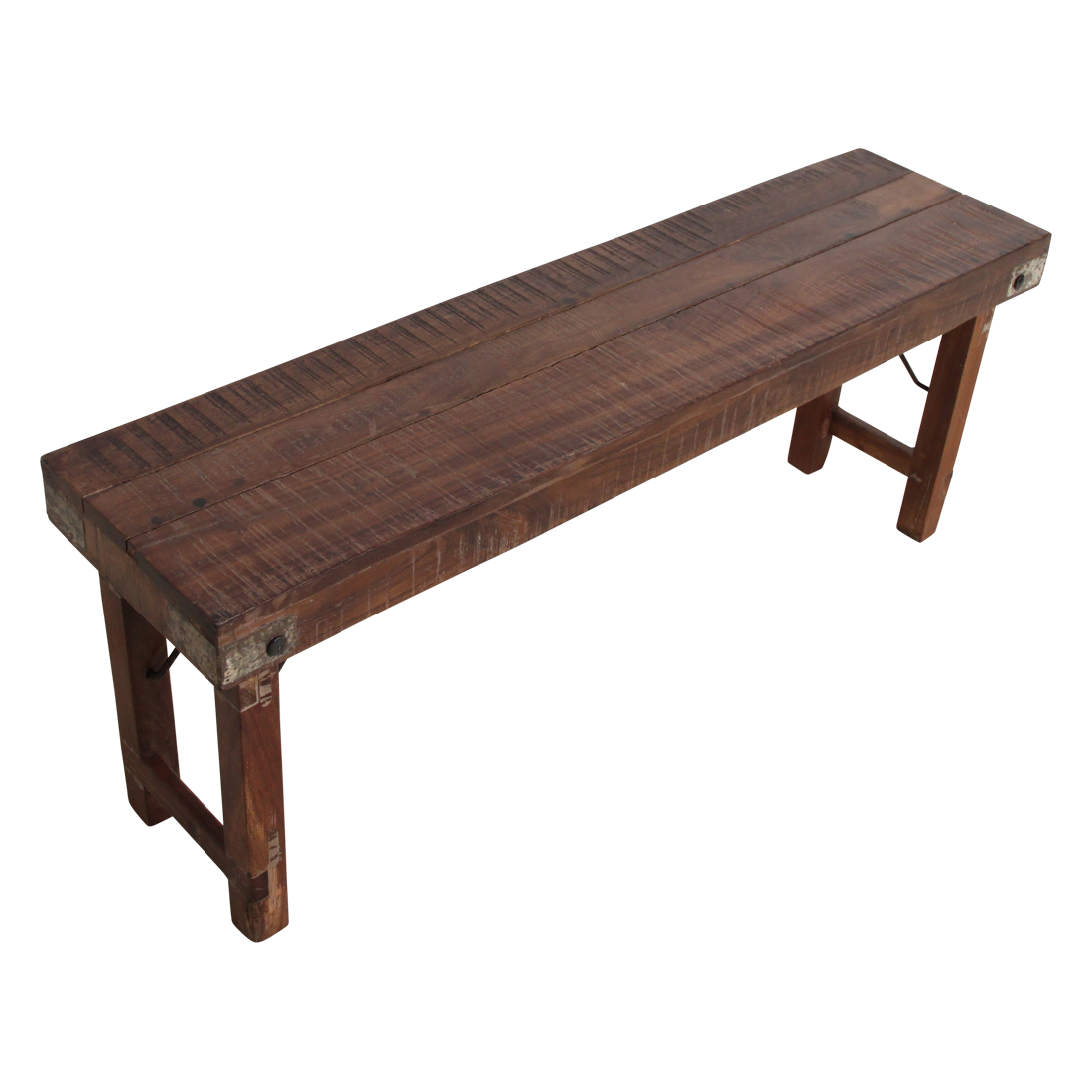 Eetkamerbank Susso Hout Bruin - Afbeelding 3