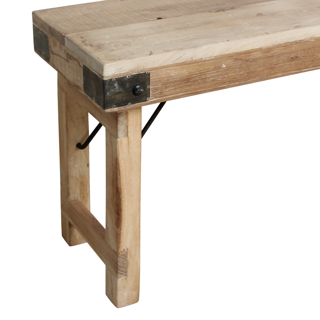 Eetkamerbank Eindhoven Hout Naturel - Afbeelding 3