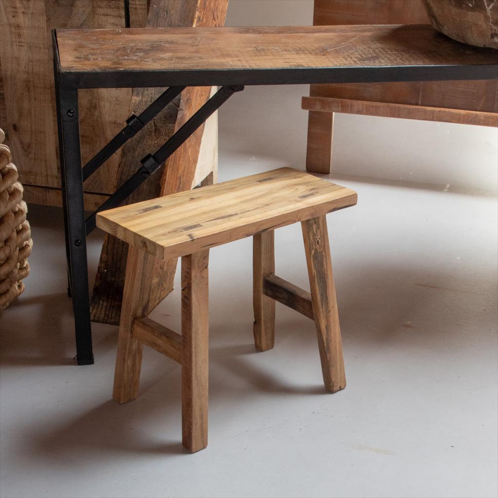 Bankje Gredoro Teak Naturel - Afbeelding 2