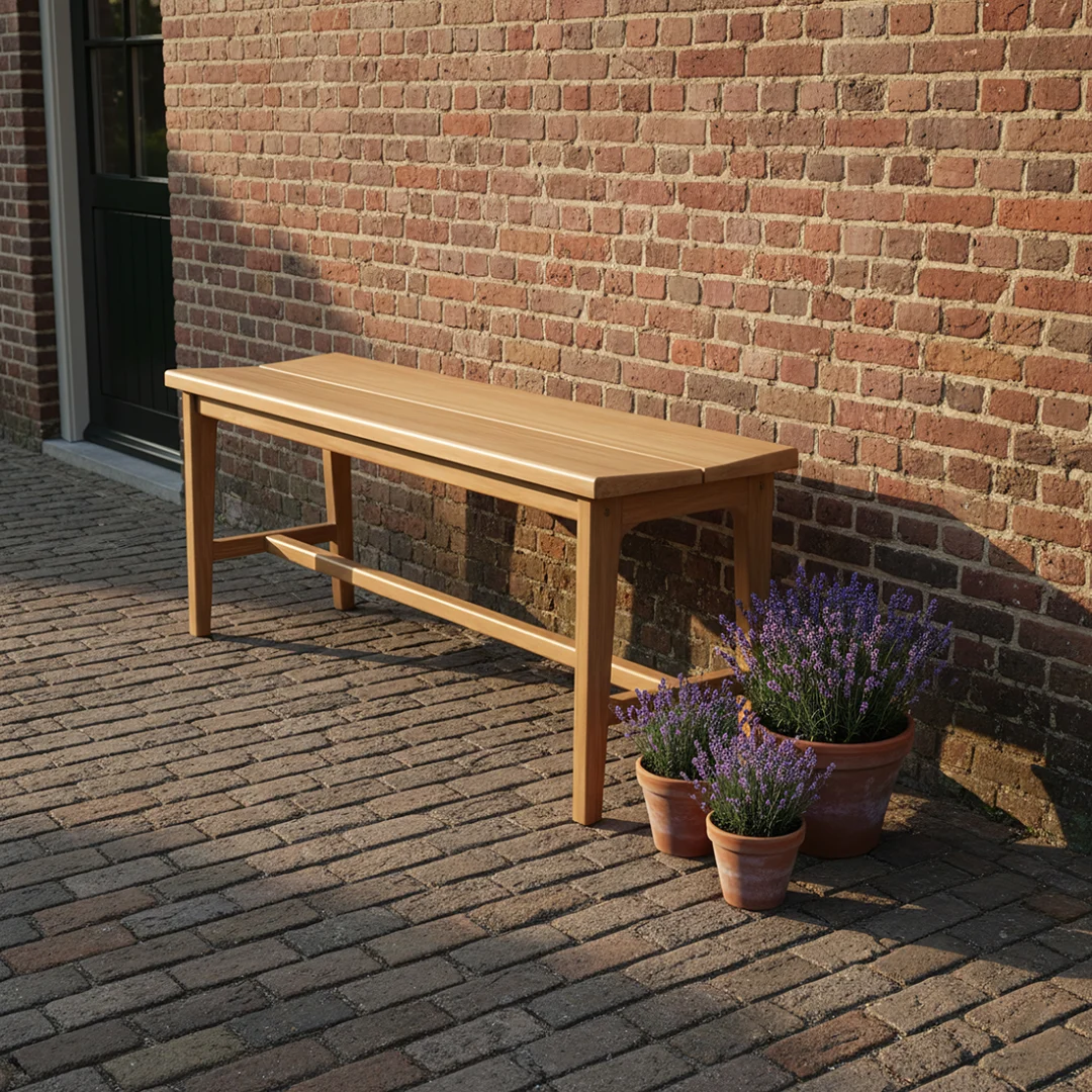 Bankje Vito Teak Beige - Afbeelding 2