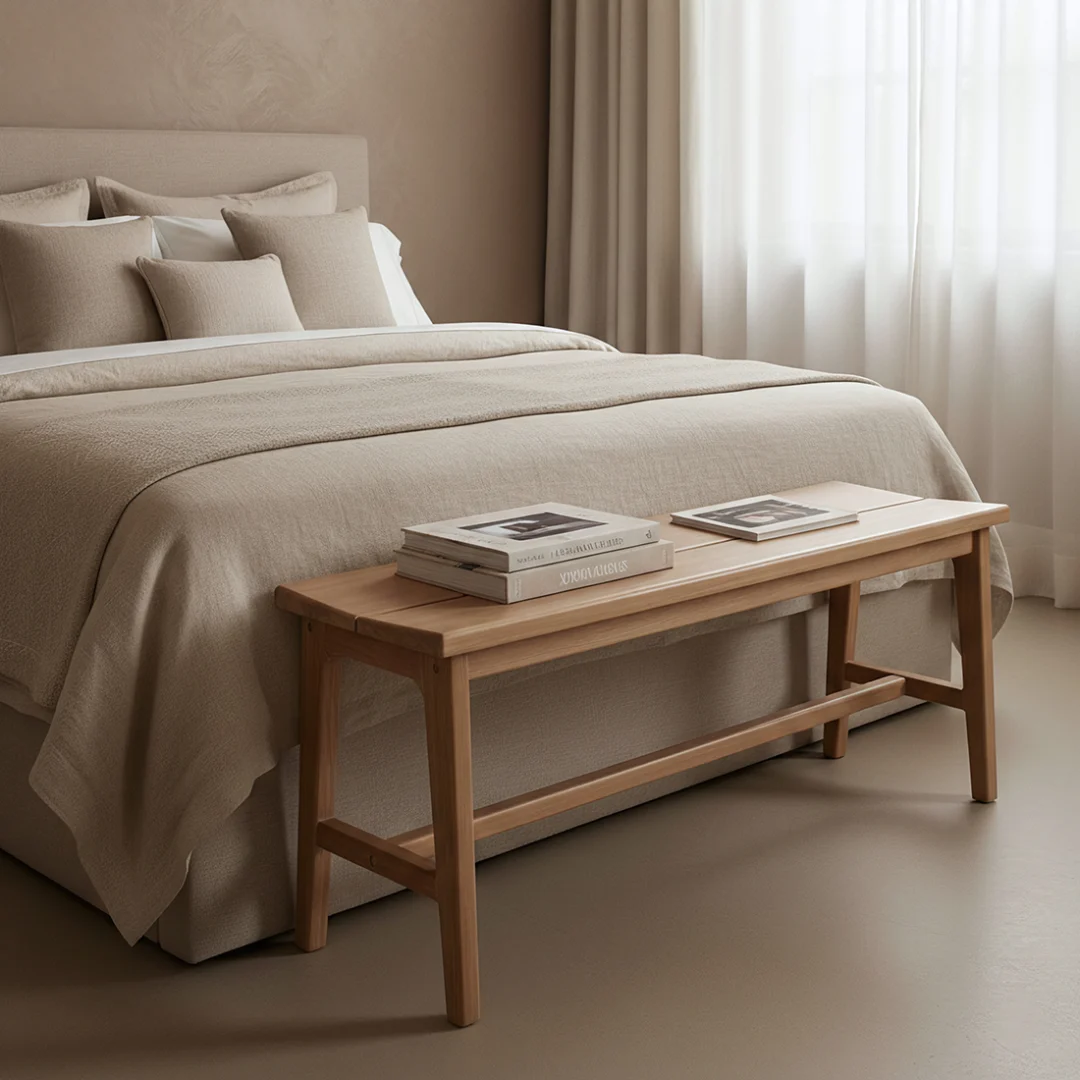 Bankje Vito Teak Beige - Afbeelding 4