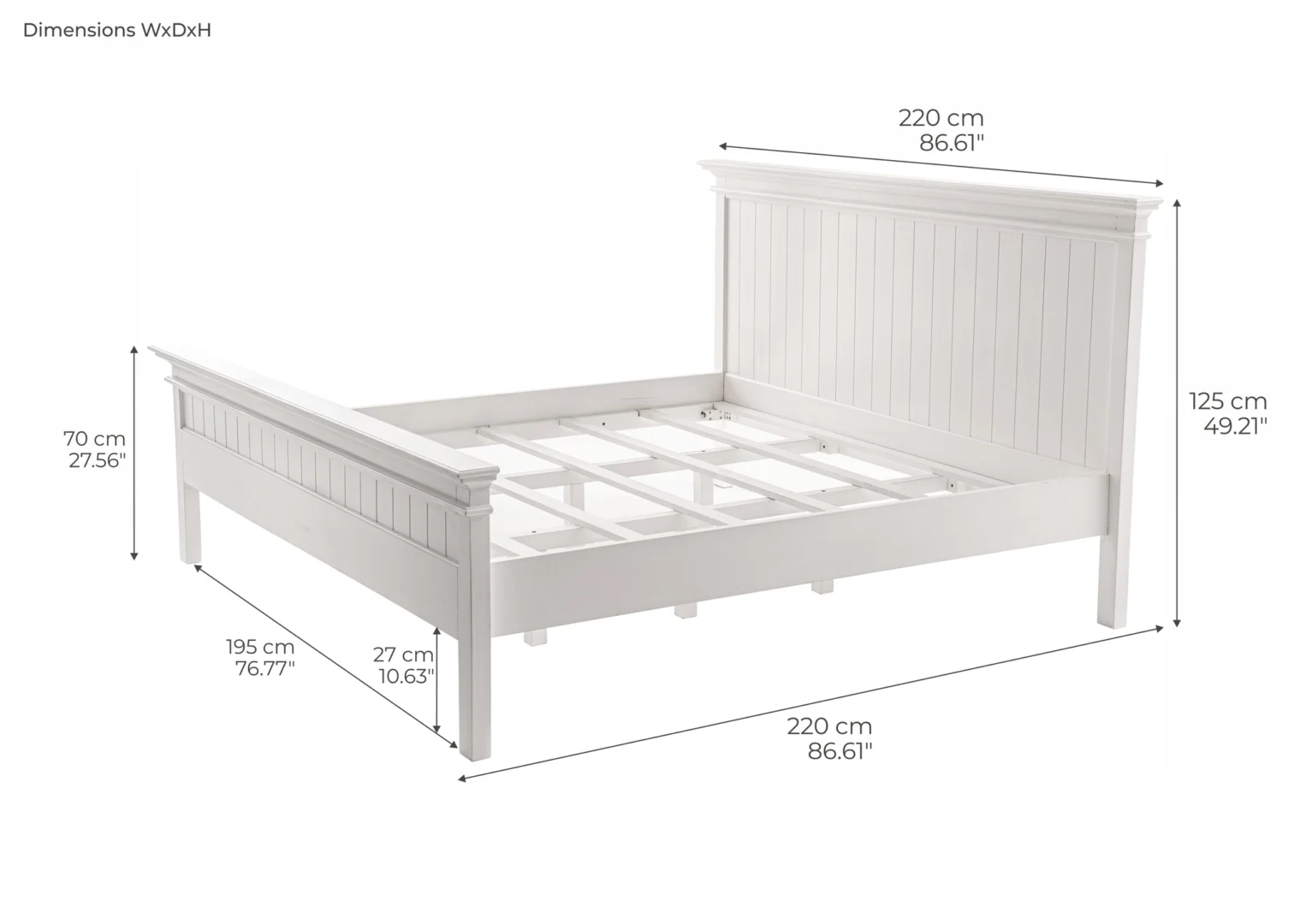 Bed Pintas Wit - Afbeelding 14