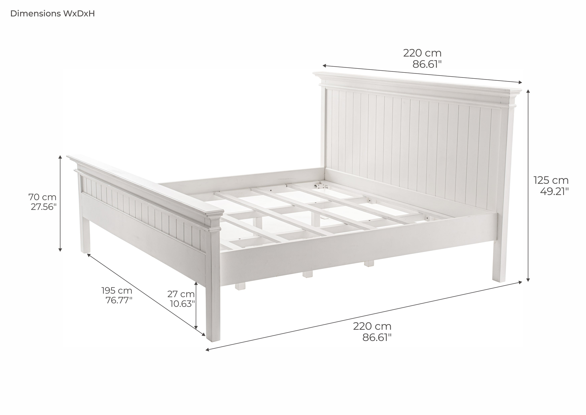 Bed Pintas Wit - Afbeelding 5