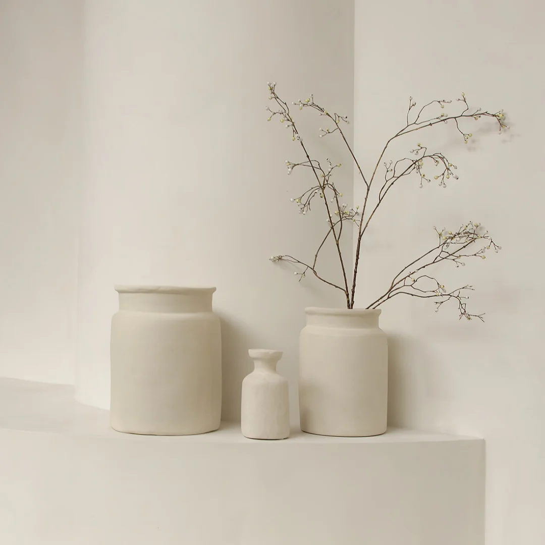 Vaas Beivun Papier Naturel - Afbeelding 2