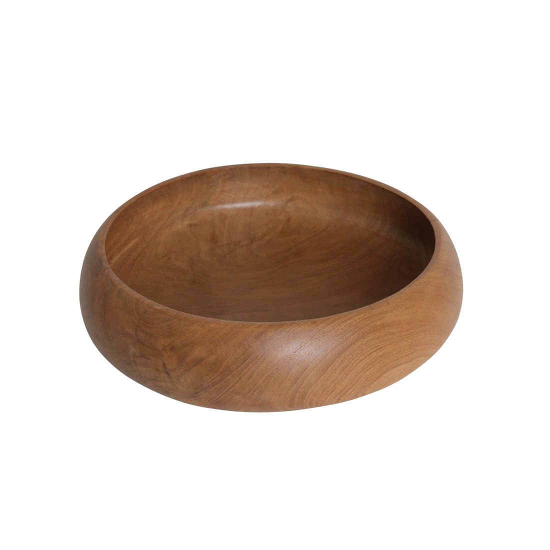 Schaal Vussen Teak Naturel - Afbeelding 3