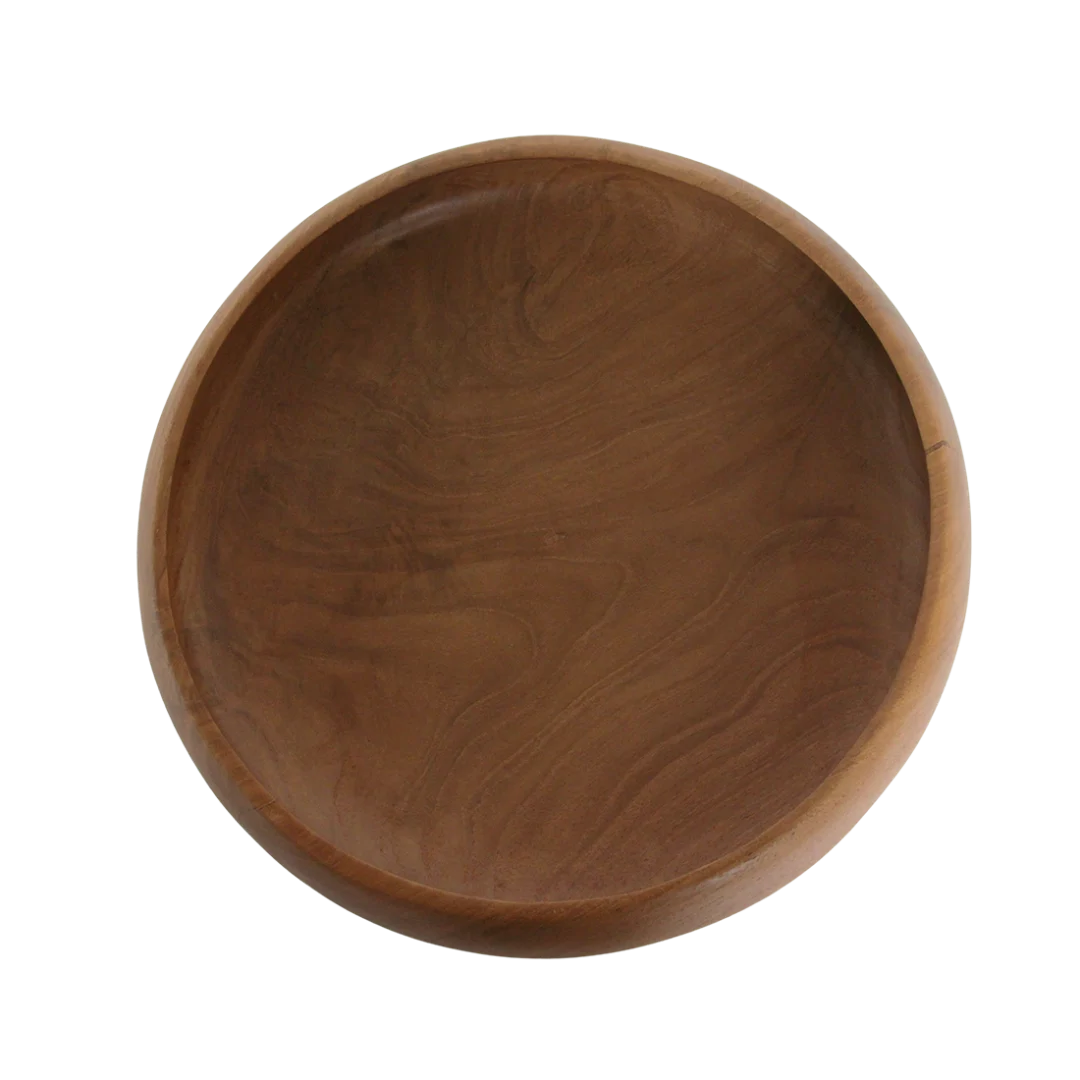 Schaal Vussen Teak Naturel - Afbeelding 4