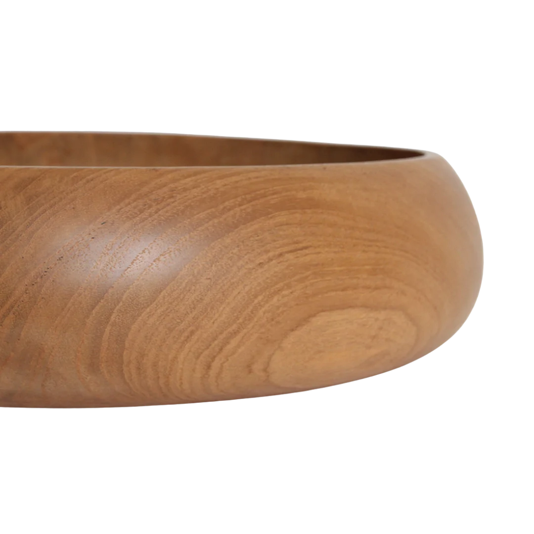 Schaal Vussen Teak Naturel - Afbeelding 5