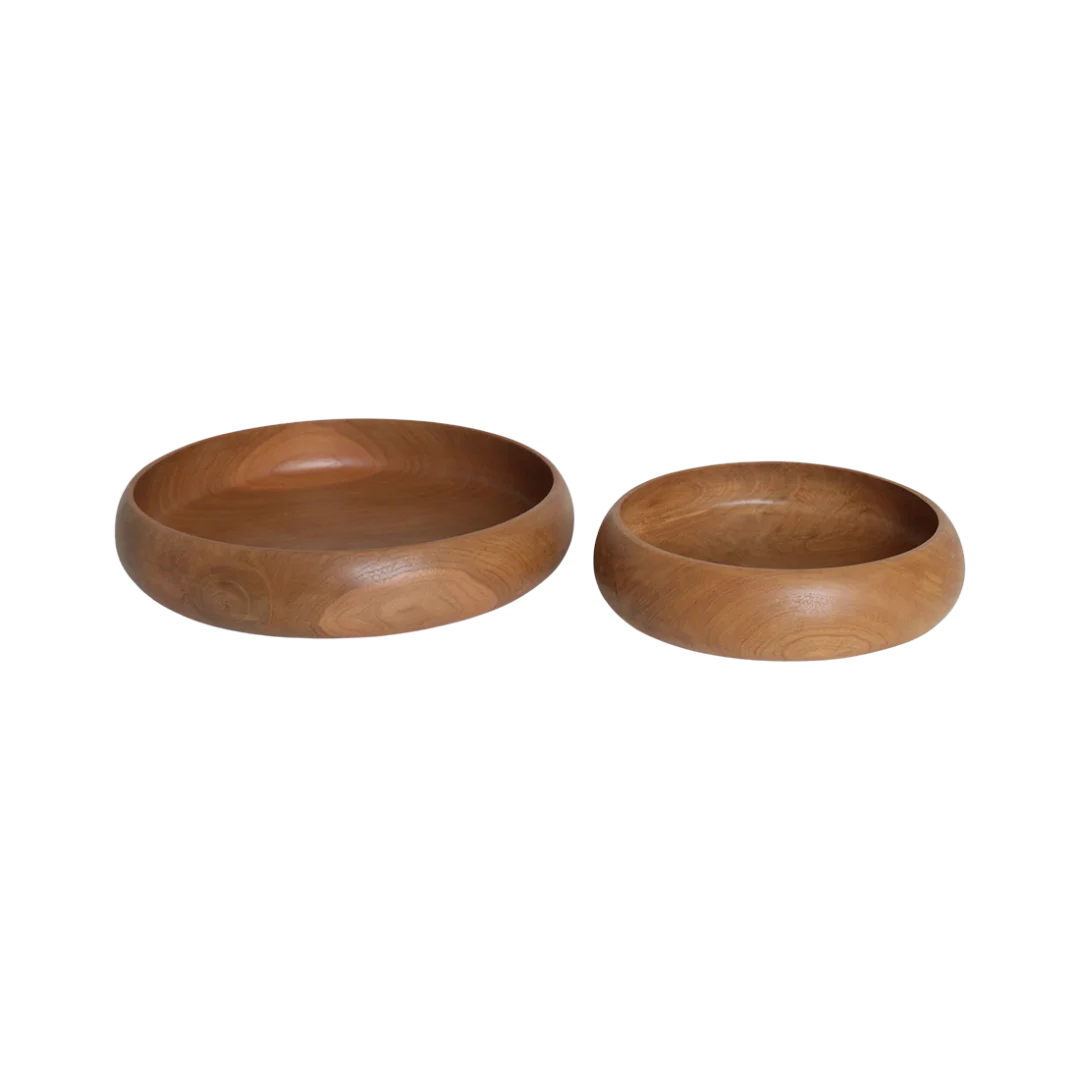 Schaal Vussen Teak Naturel - Afbeelding 6
