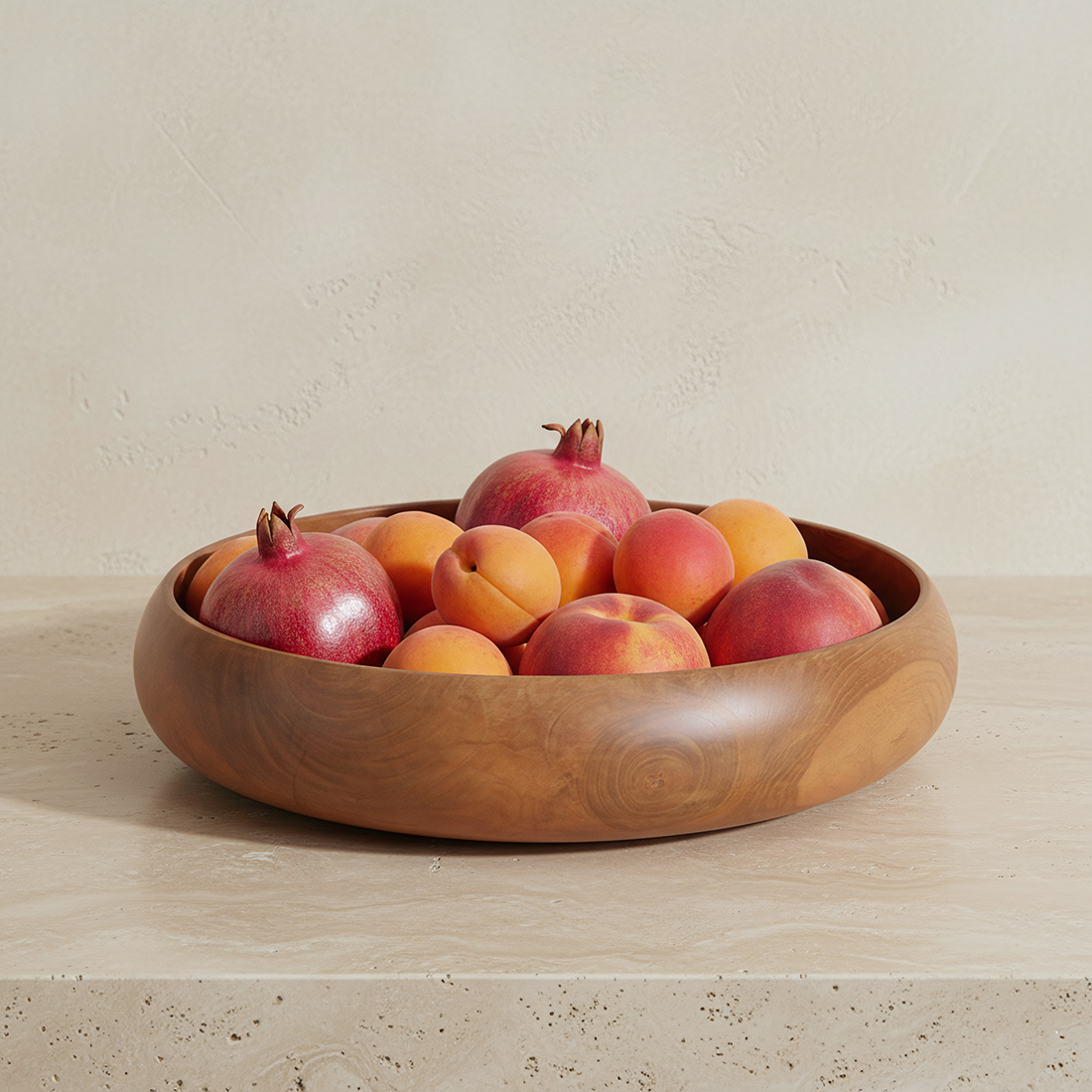 Schaal Sookaro Teak Naturel - Afbeelding 2