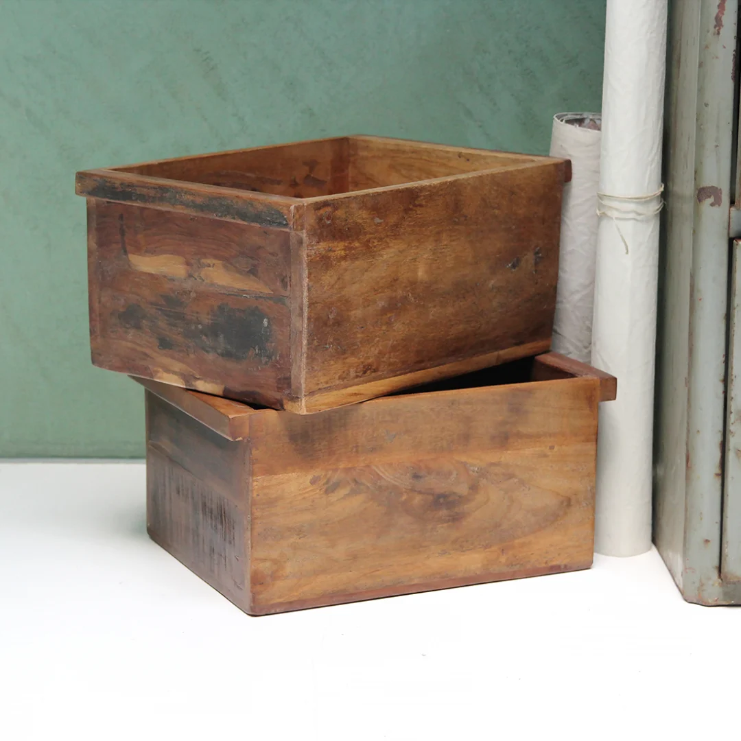 Opbergbox Rautena Hout Bruin - Afbeelding 2