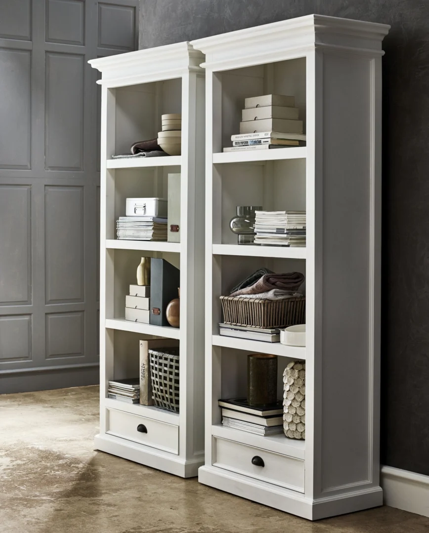 Boekenkast Jikes Wit 80 cm - Afbeelding 2