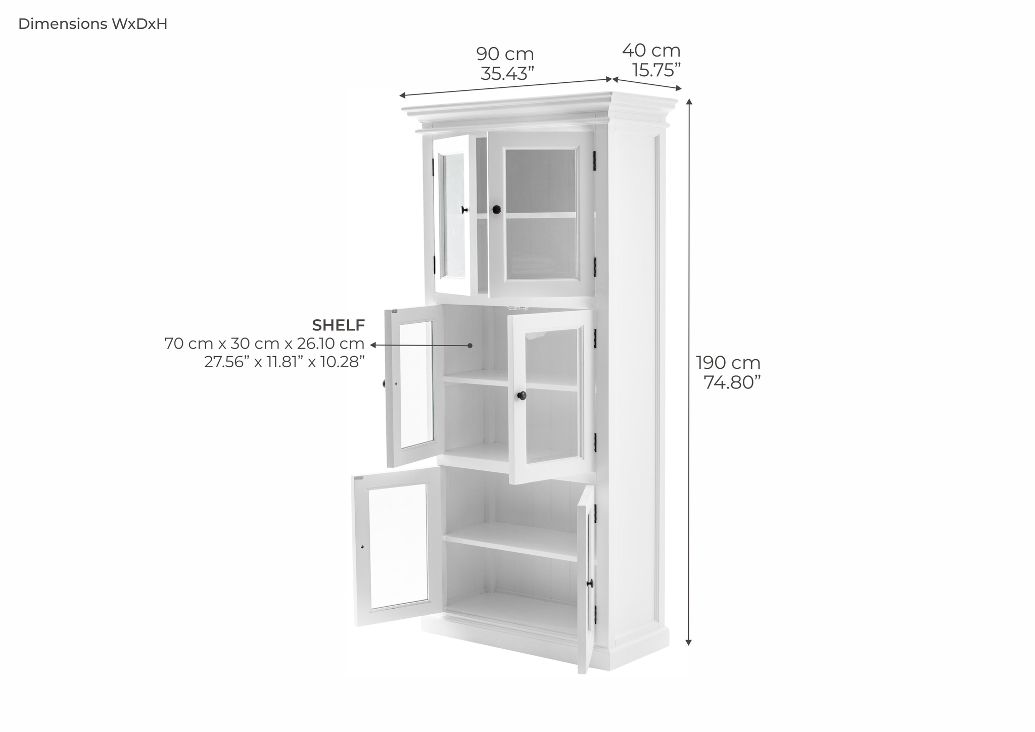 Kast Moltella Wit - Afbeelding 10