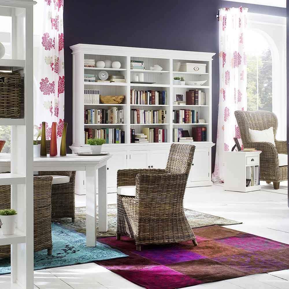 Boekenkast Grauldik Wit 240 cm - Afbeelding 3