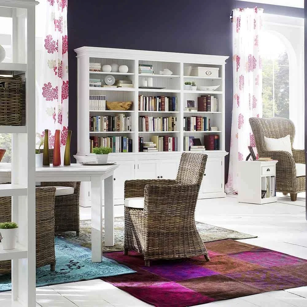Boekenkast Grauldik Wit 240 cm - Afbeelding 3