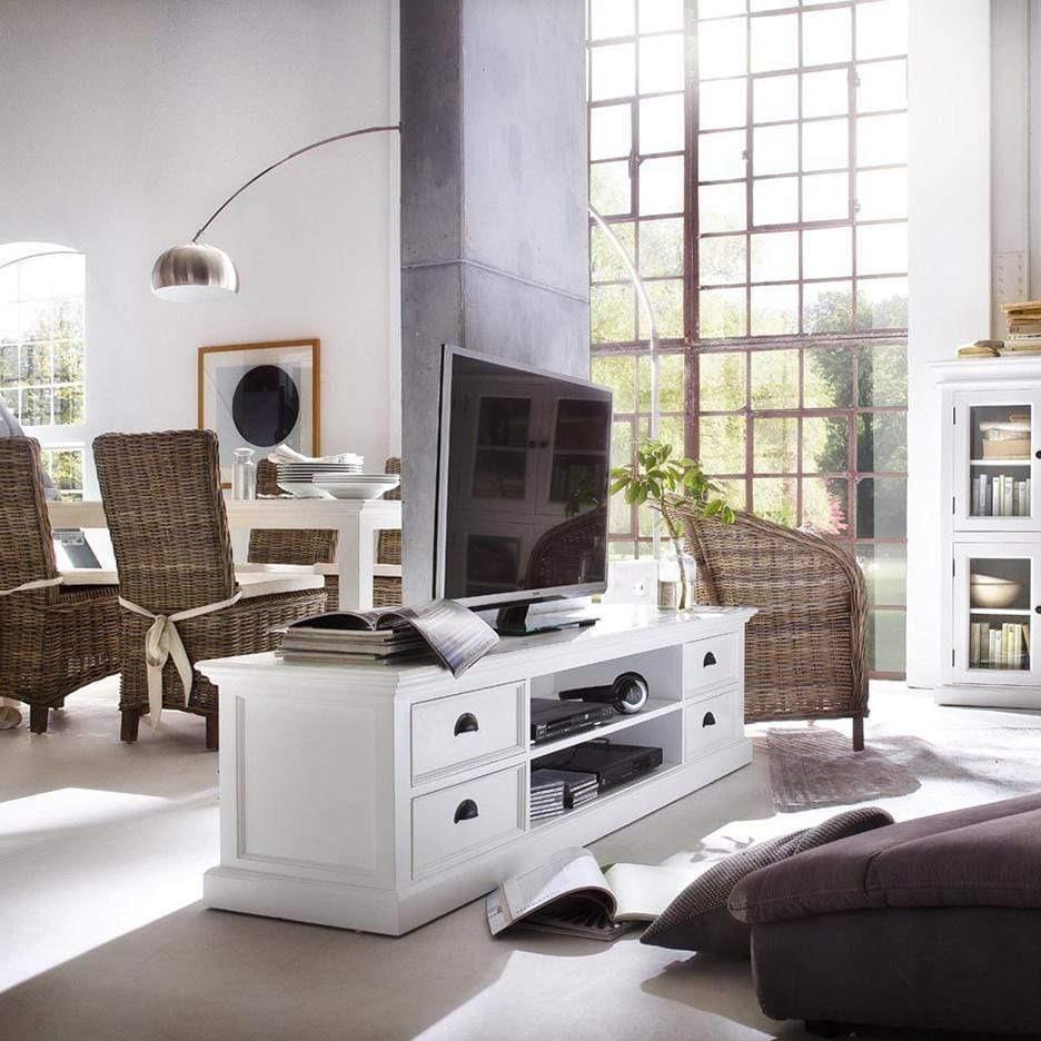 TV-meubel Sevik Wit 180 cm - Afbeelding 2