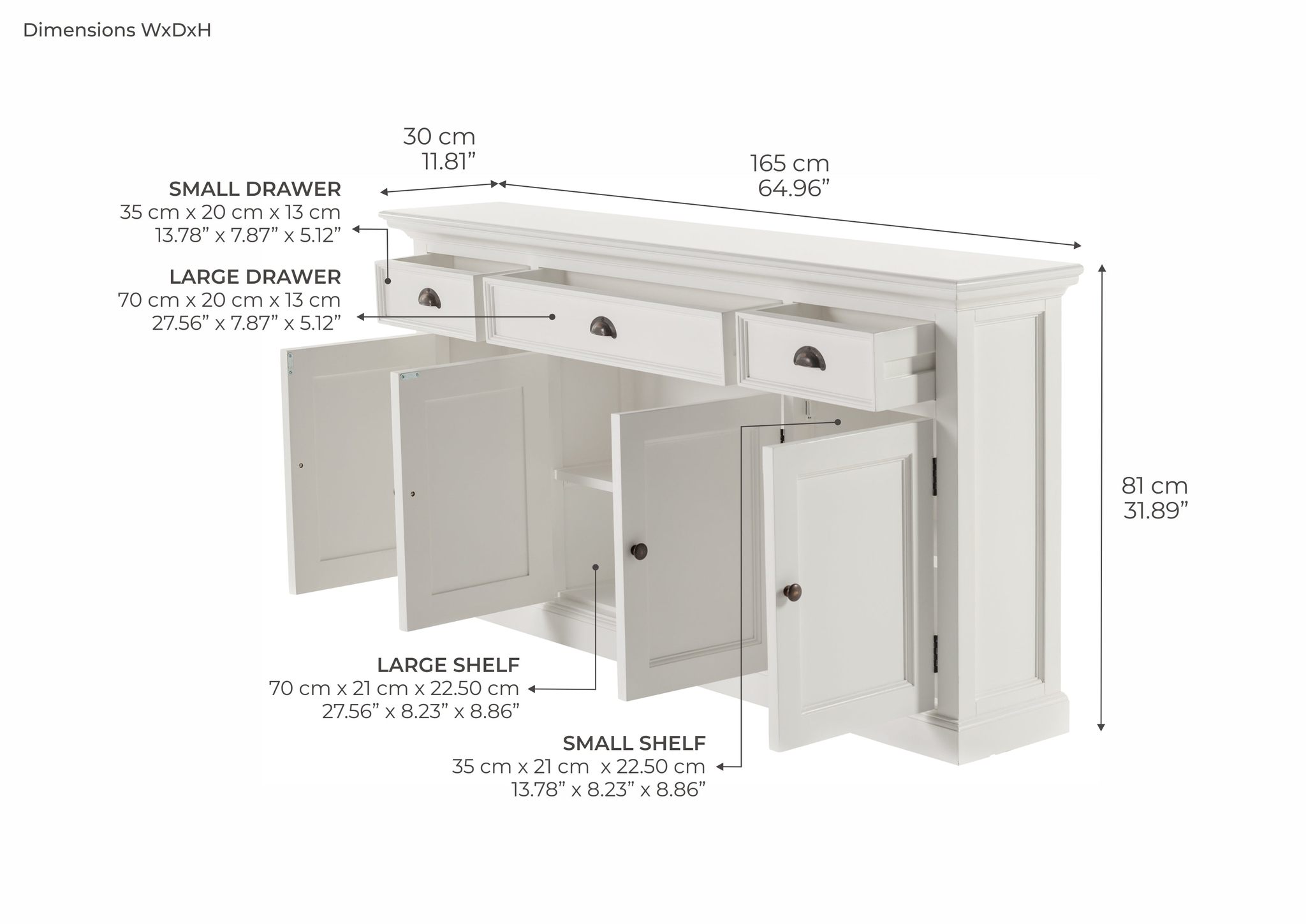 Sidetable Skotir MDF Ø30 cm - Afbeelding 3
