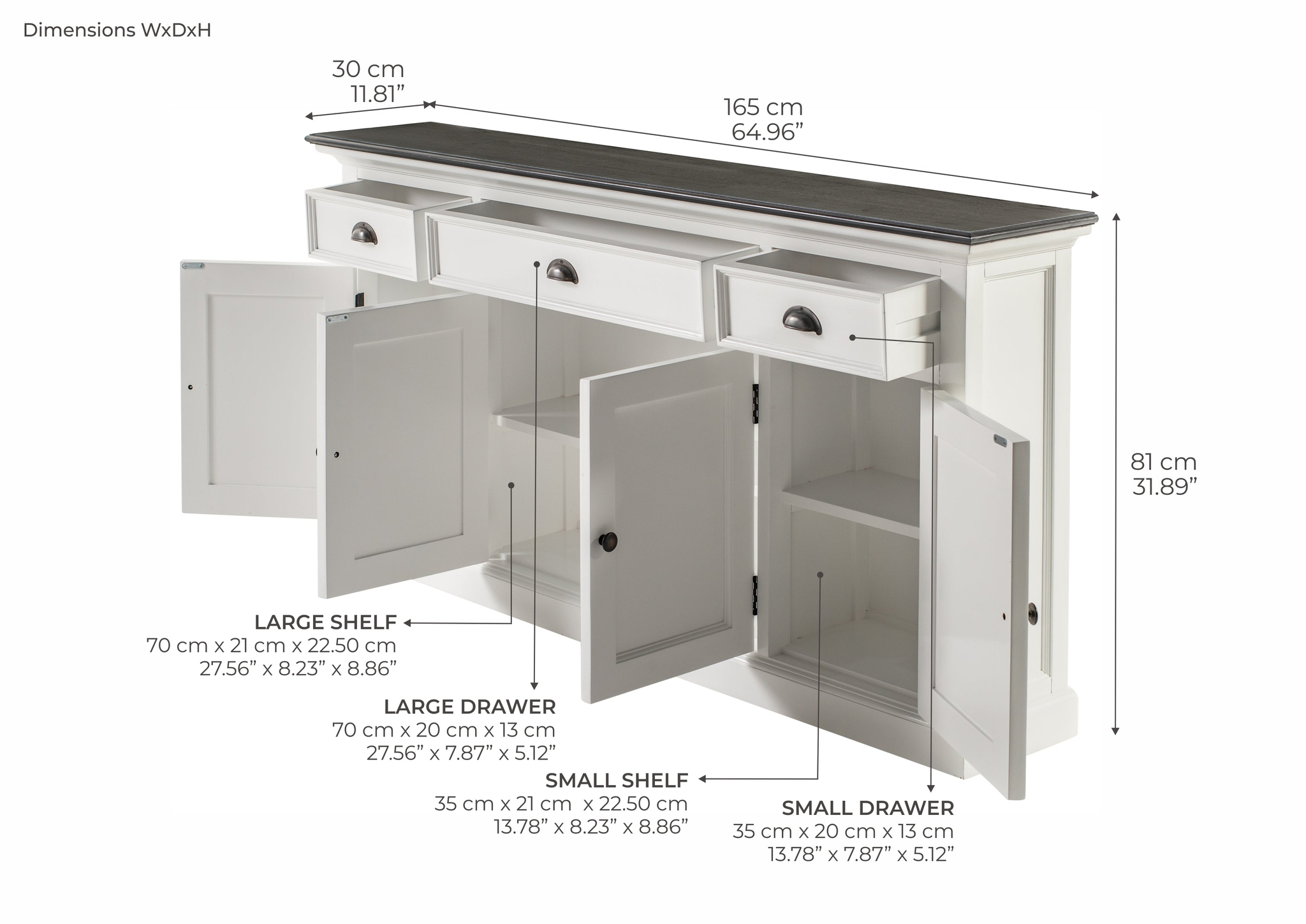 Sidetable Reeni MDF - Afbeelding 3