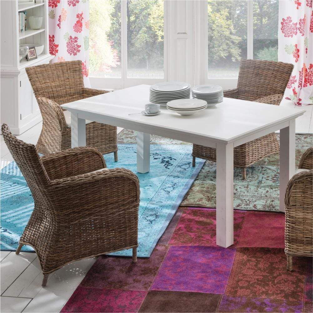 Fauteuil Flardora MDF Wit - Set van 2 - Afbeelding 2