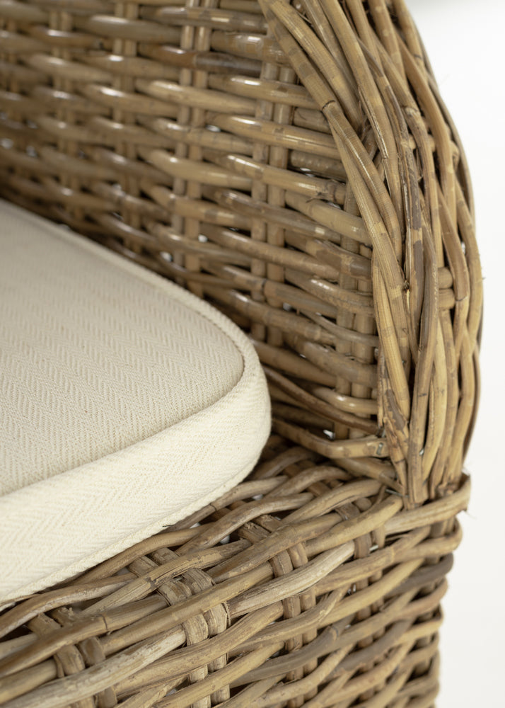Fauteuil Flardora MDF Wit - Set van 2 - Afbeelding 13