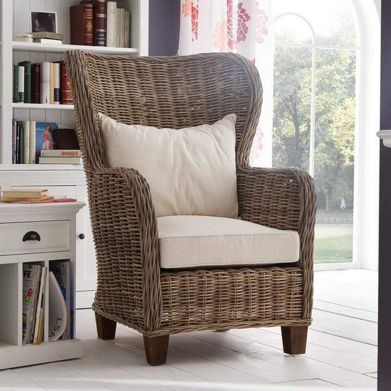 Fauteuil Fumik MDF Wit - Set van 2 - Afbeelding 3