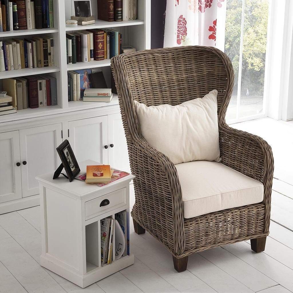 Fauteuil Fumik MDF Wit - Set van 2 - Afbeelding 4