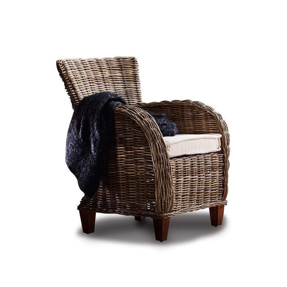 Fauteuil Broonsand MDF Wit - Set van 2 - Afbeelding 7