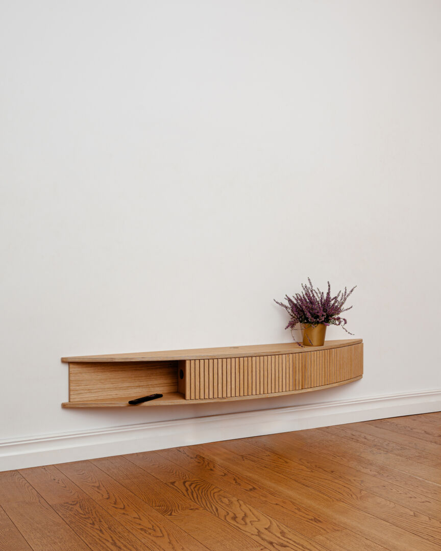 TV-meubel Gienond Grijs 150 cm - Afbeelding 5