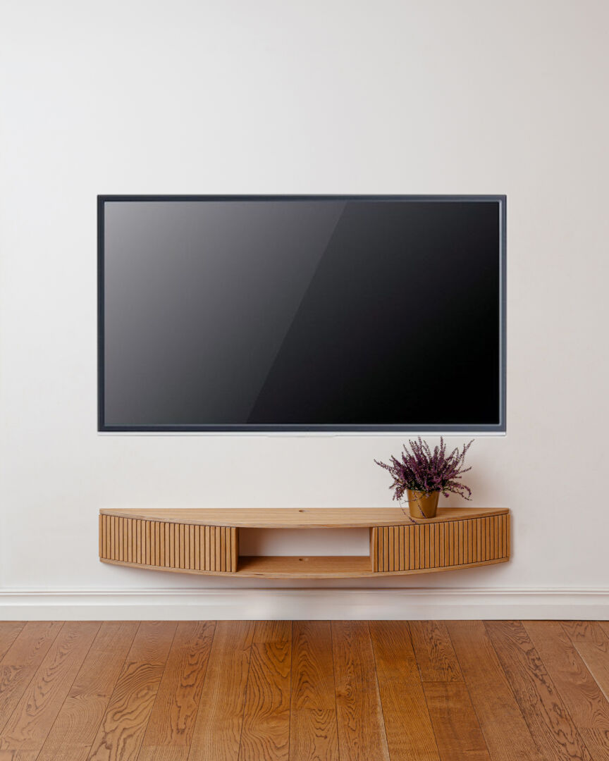TV-meubel Zaldon Grijs 180 cm