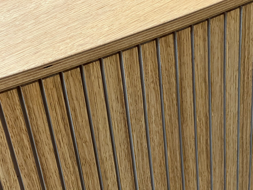 TV-meubel Zaldon Grijs 180 cm - Afbeelding 3