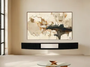 TV-meubel Tiemol Zwart 200 cm