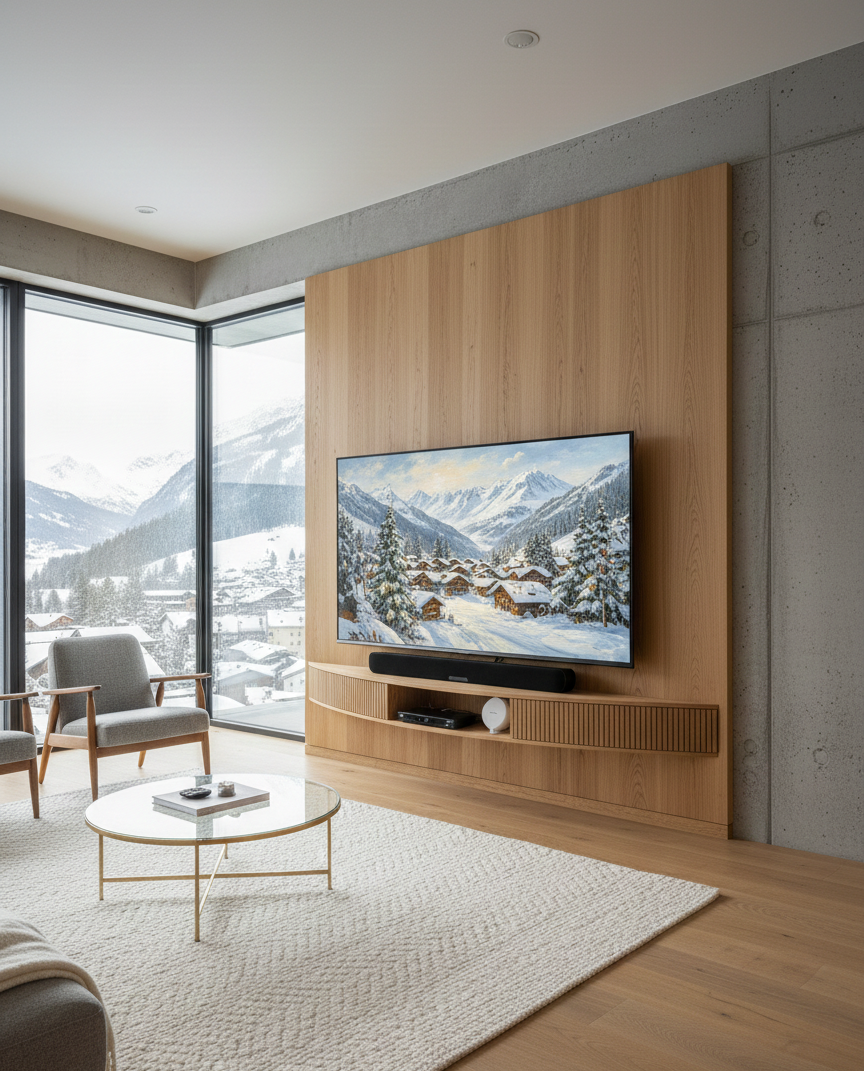 TV-meubel Goolla Grijs 200 cm