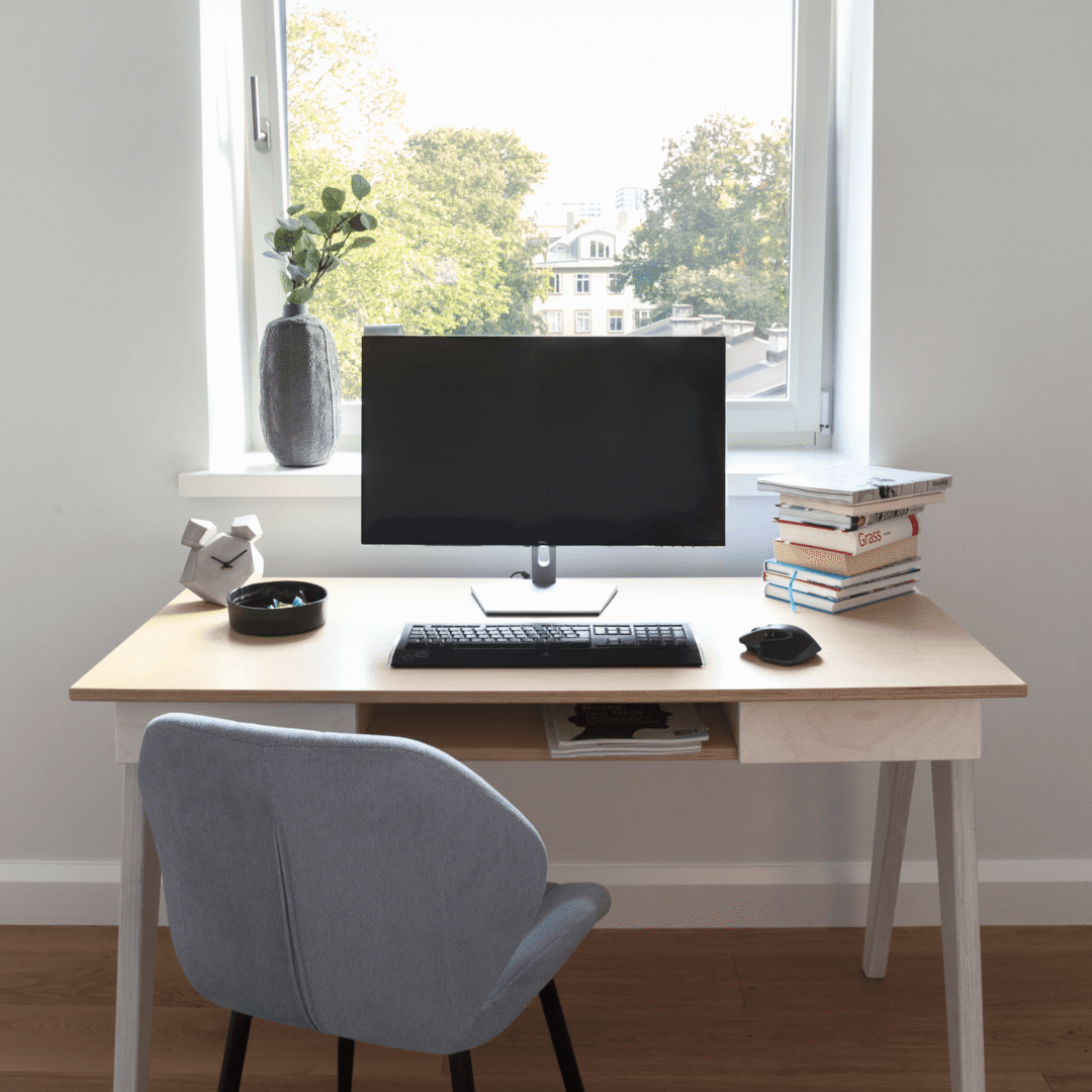 Bureau Troornena Wit Ø60 cm