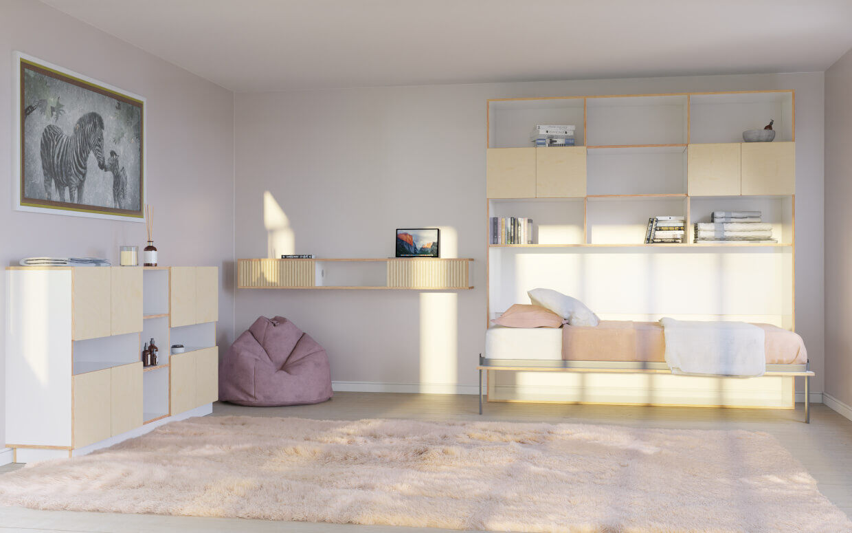 Wandplank Turku 216 cm