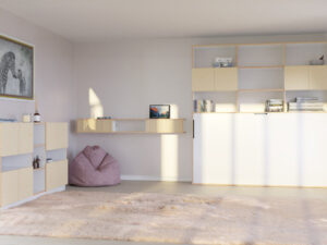 Wandplank Gutaro 216 cm