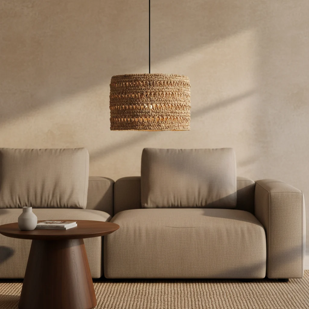 Hanglamp Ceetoro Naturel Zeegras Ø30 cm – foto 2