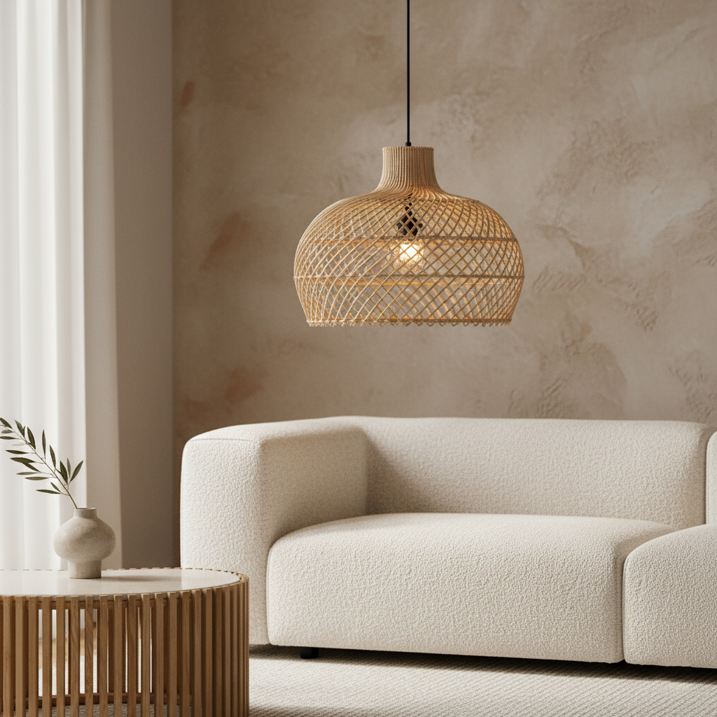 Hanglamp Preldia Rotan - Afbeelding 2