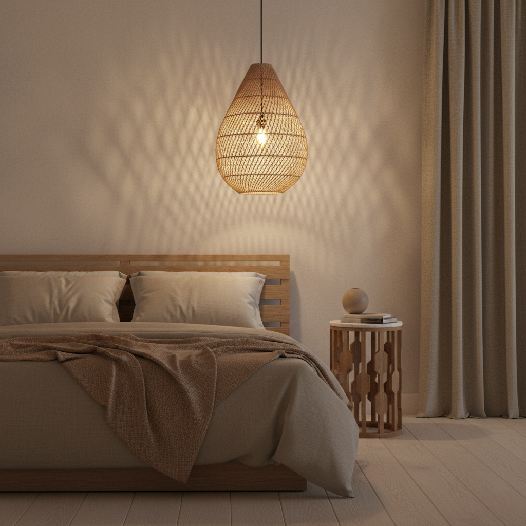 Hanglamp Viterbo Rotan - Afbeelding 2