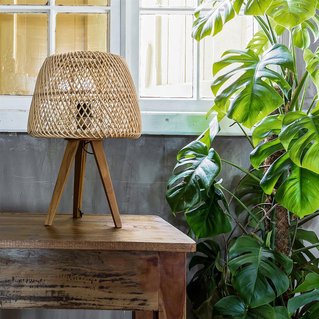 Tafellamp Skustel Rotan - Afbeelding 2
