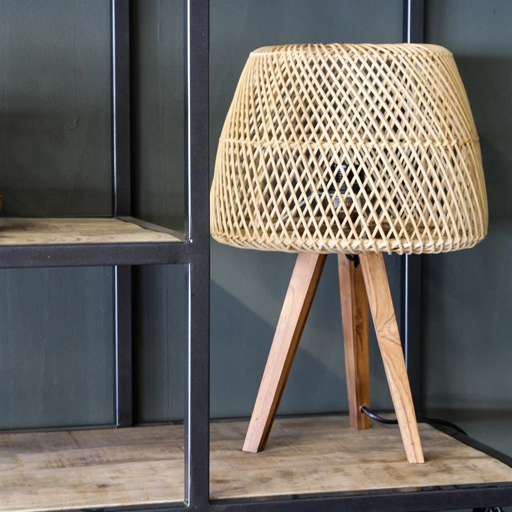 Tafellamp Skustel Rotan - Afbeelding 3