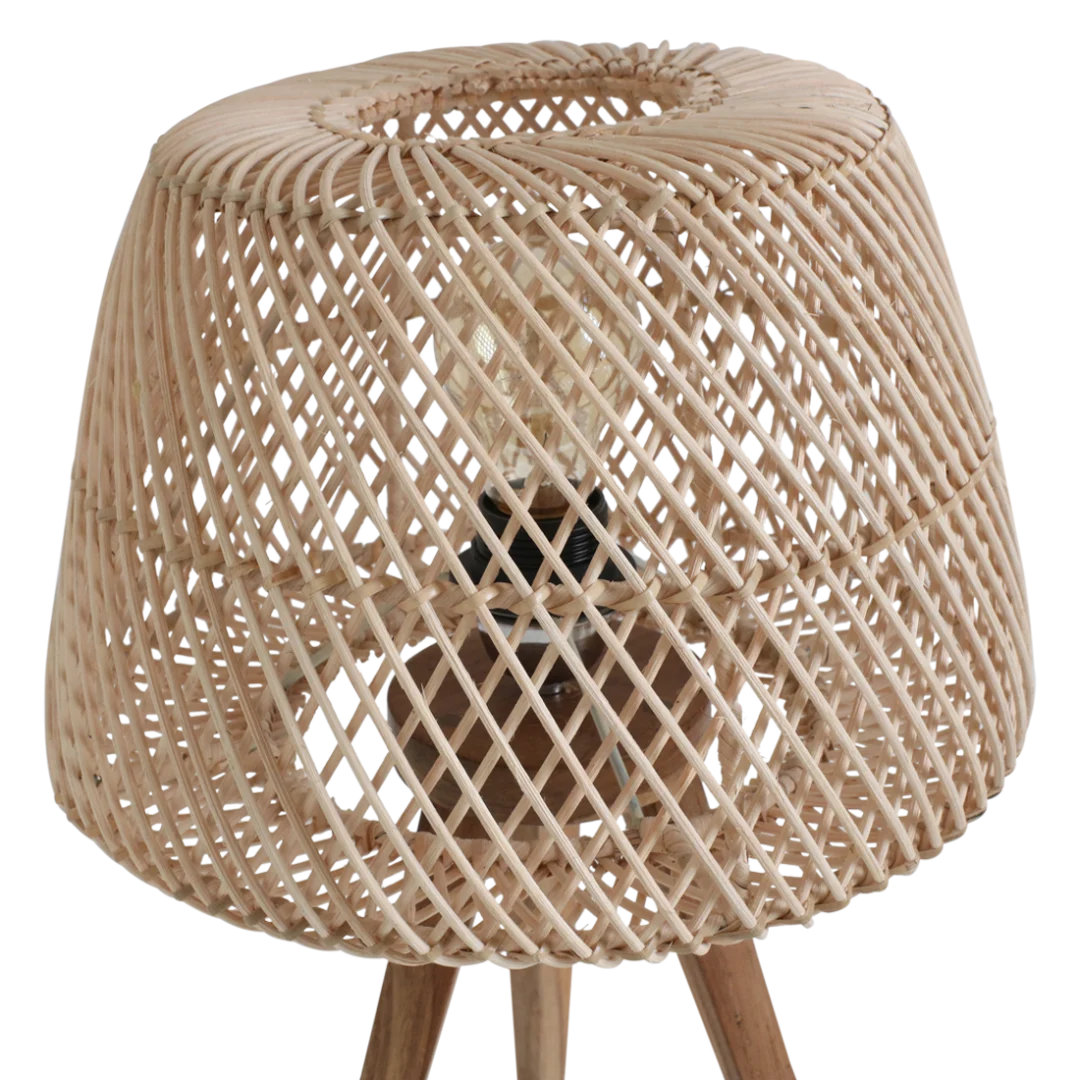 Tafellamp Skustel Rotan - Afbeelding 7