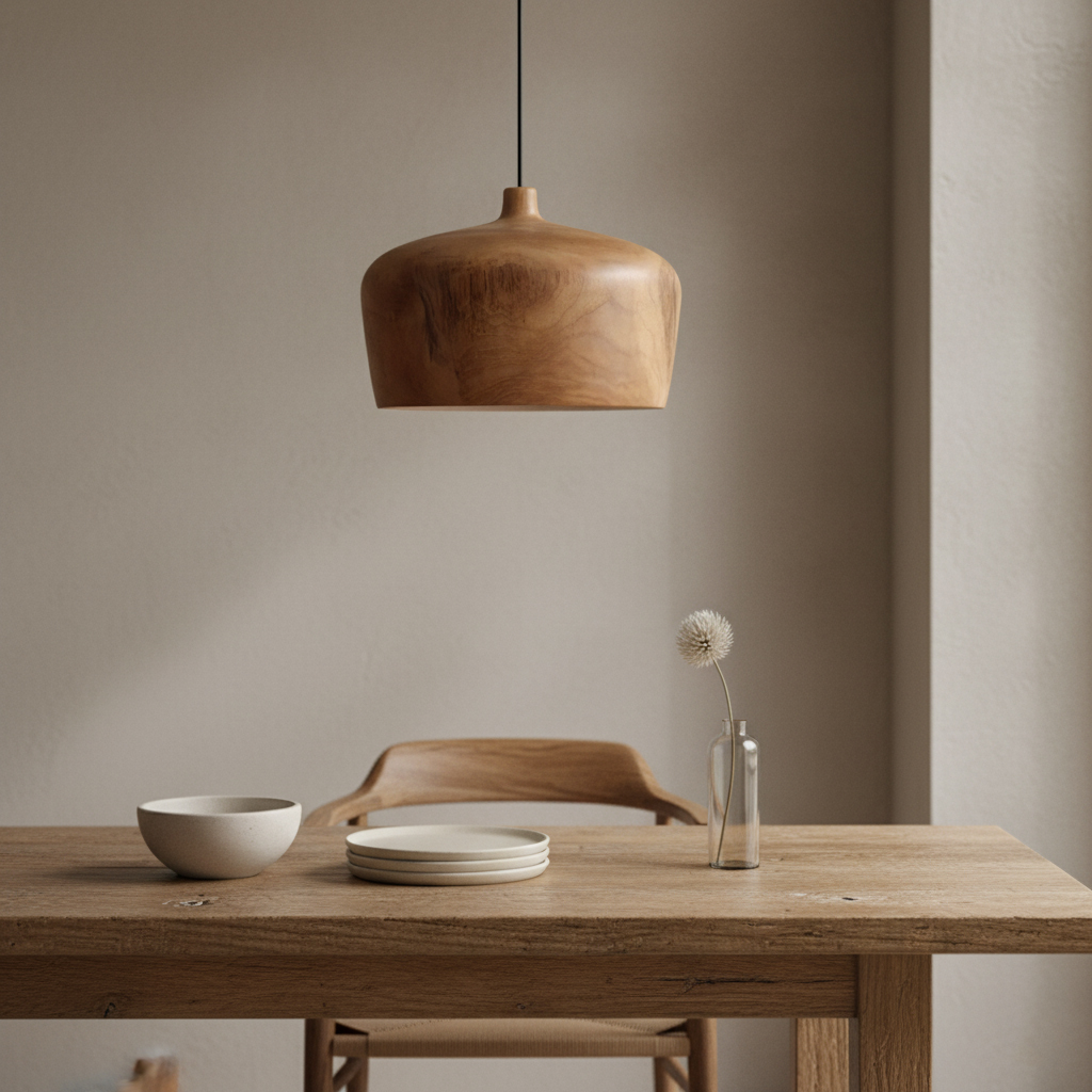 Hanglamp Flienonte Teak - Afbeelding 2