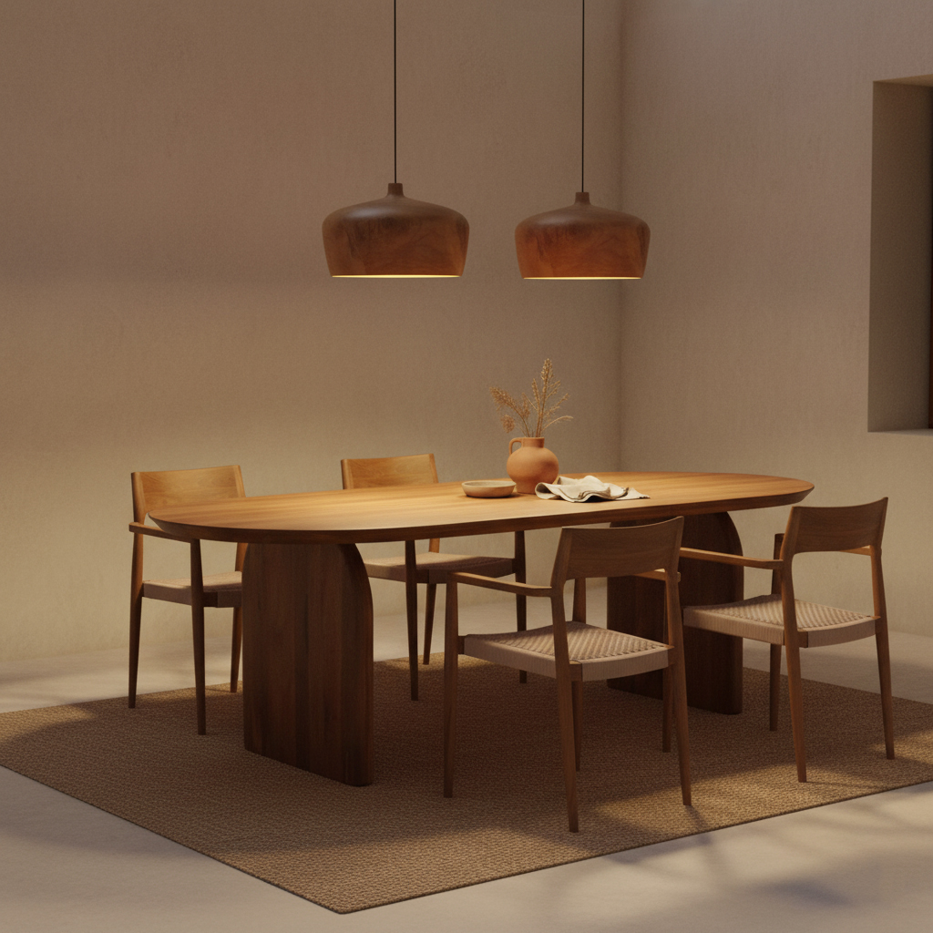 Hanglamp Flienonte Teak - Afbeelding 3