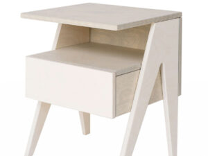 Nachtkastje Pastira Wit 42 cm