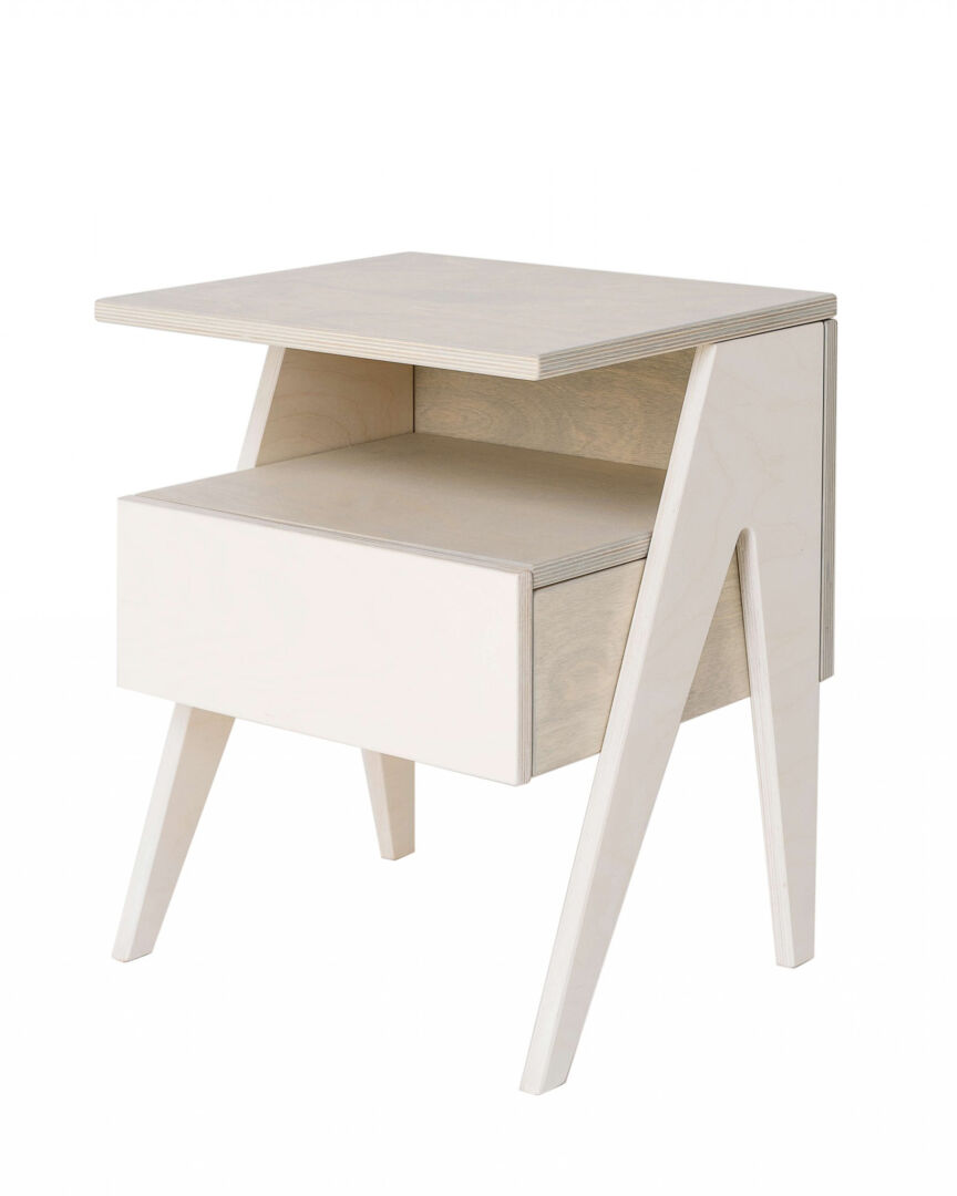 Nachtkastje Pastira Wit 42 cm