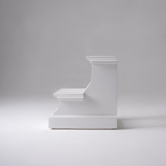 Opstapkruk Raurnona MDF Wit - Afbeelding 7
